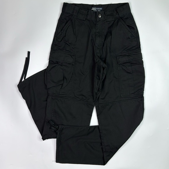 5.11 74004 Twill TDU Black Cargo Pants Medium Waist 30-33 Inseam 34 - Picture 1 of 9